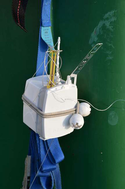 Sond med gps-mottagare och sensorer för temperatur, luftfuktighet och lufttryck. Sond med gps-mottagare och sensorer för temperatur, luftfuktighet och lufttryck.