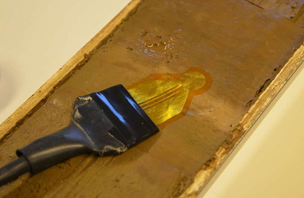 Sensor för att mäta termokonduktivitet.