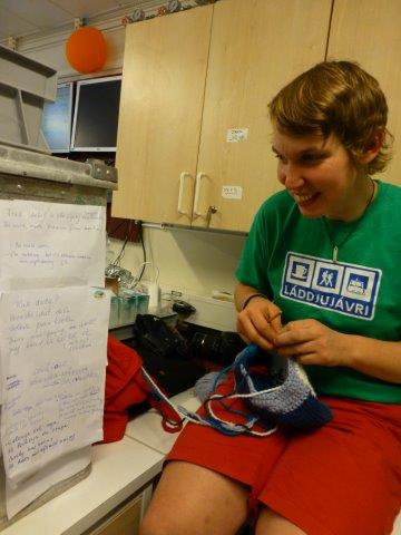 Emma reading russian phrases.