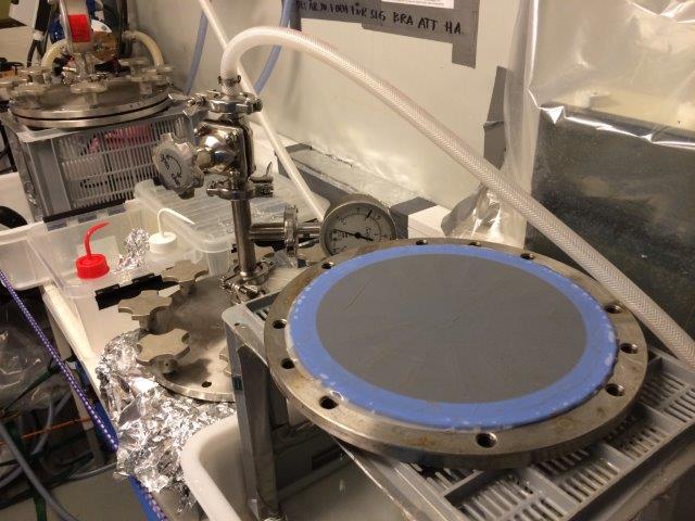 Filterholders in the main lab. Filterholders in the main lab.