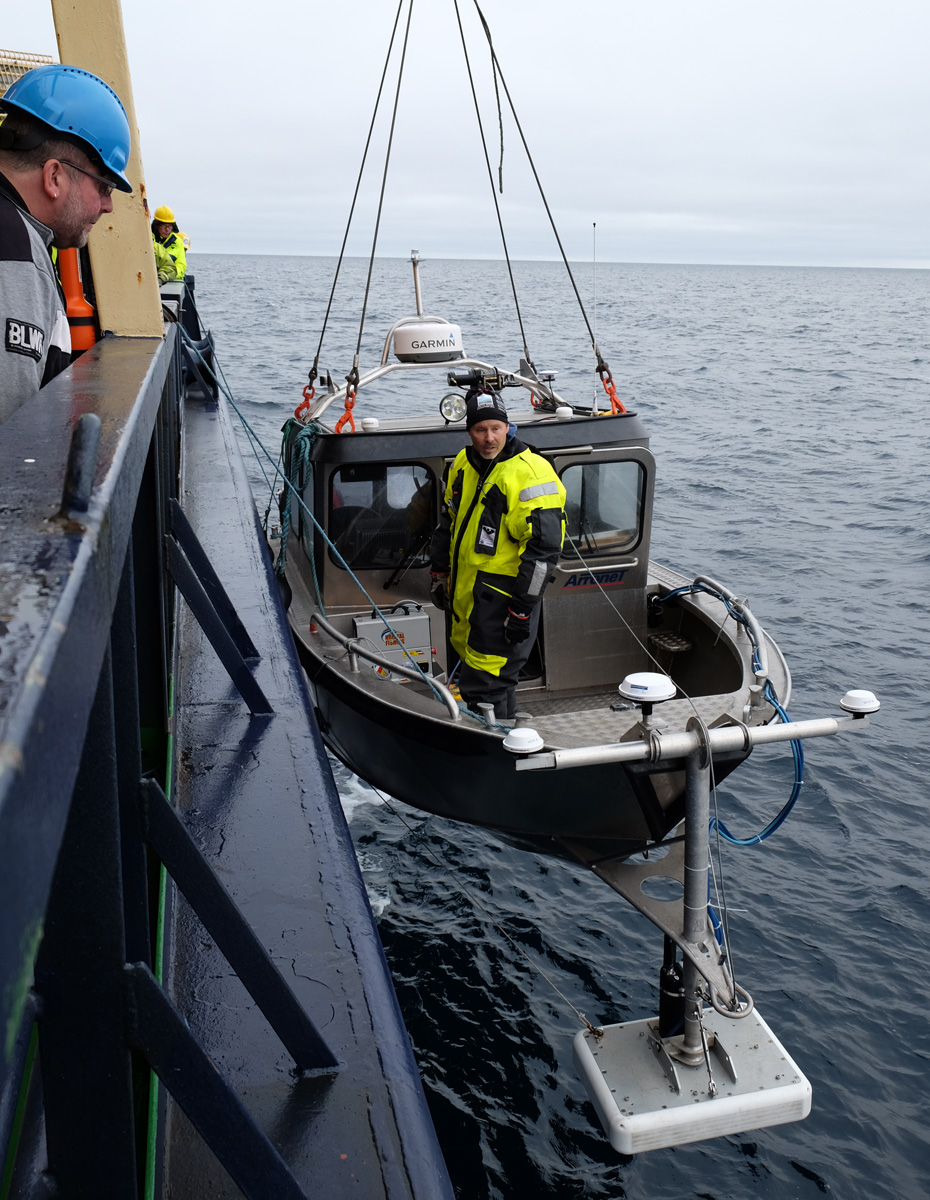 Launching of Skidbladner from Oden. Photo: Markus Karasti