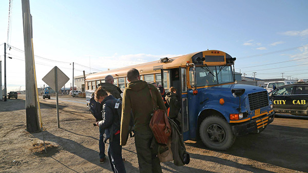 Scientific crew leg 2 arriving in Barrow, Alaska. Photo: Stella Papadopoulou Scientific crew leg 2 arriving in Barrow, Alaska. Photo: Stella Papadopoulou